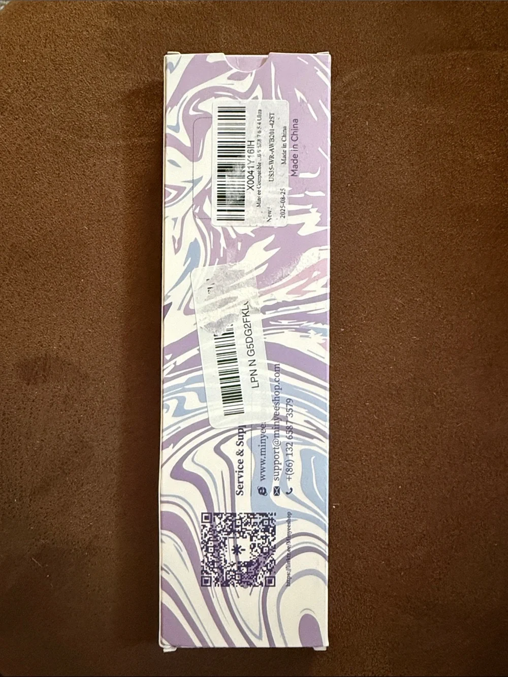 NIB Two Tone Metal Watch Band for Apple Watch 40mm Narrow Style
